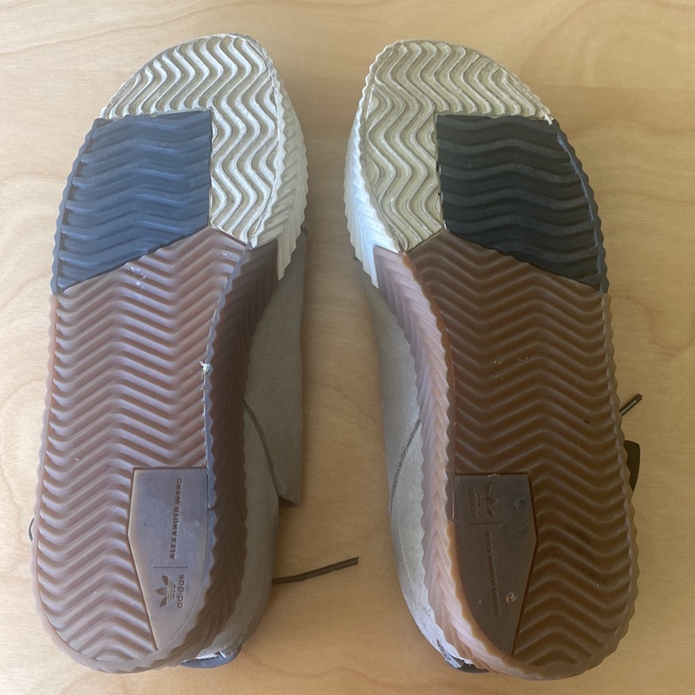 Alexander Wang x Adidas light taupe suede with black laces and accents. - Picture 7 of 9